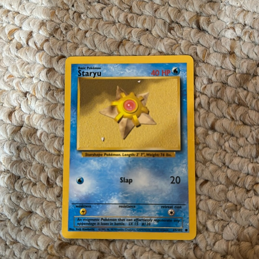 Staryu Pokemon Card